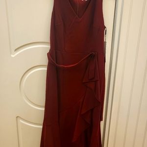 Calvin Klein Burgundy dress sz 16